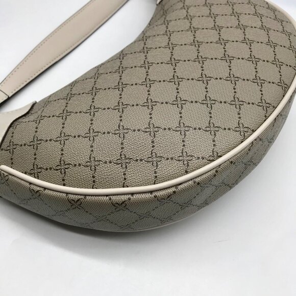 Nine West Beige Logo Milk Byron Hobo Bag - Picture 9 of 11